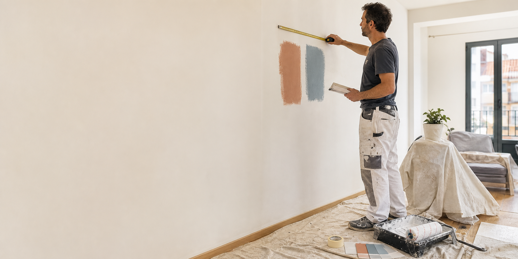 Calculadoras de pintura para medir paredes y planificar un proyecto